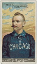 Cap Anson, Chicago White Stockings, Baseball Card Portrait, Goodwin & Co., 1888