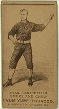Jimmy Ryan, Chicago White Stockings, Baseball Card Portrait, August Beck & Co., 1888