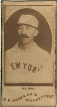 Buck Ewing, New York Giants, Baseball Card Portrait, S.F. Hess & Co's., 1889
