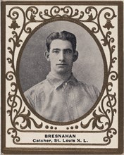 Roger Bresnahan, St. Louis Cardinals, Baseball Card Portrait, American Tobacco Company, 1909