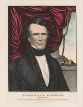 Franklin Pierce, Democratic Candidate for Fourteenth President of the United States, Lithograph by Nathaniel Currier from a Daguerreotype by T. Dunlap, 1852