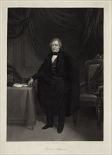 Millard Fillmore, Full-Length Portrait, Engraving by J. Sartain, Published by William Smith, Philadelphia, early 1850's