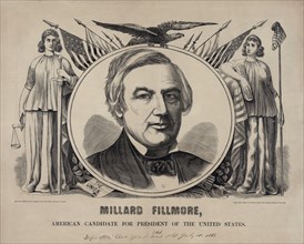 Millard Fillmore, American Candidate for the President of the United States, Campaign Banner, Published by Baker & Godwin, 1856