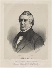 Millard Fillmore, American Candidate for the Presidency, from a Photograph by S. Root, Printed by L. Nagel, Published by W. Schaus, New York, NY, 1856