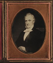 James Buchanan, Fifteenth President of the United States, Head and Shoulders Portrait, Painting from Daguerreotype, 1857