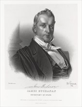 James Buchanan, Secretary of State, Lithograph & Published by Charles Federich, 1847