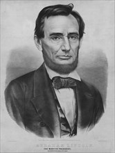 Abraham Lincoln, The Martyr President, Assassinated April 14, 1865, Currier & Ives, 1860's