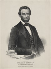 Abraham Lincoln, the 16th President of the United States, Lithograph by Thomas S. Wagner, Published by A. Winch,  Philadelphia, 1860's