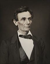Heads and Shoulders Portrait of Abraham Lincoln, Photograph by Alexander Hesler, 1860