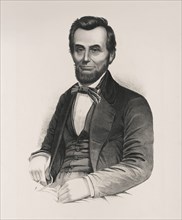 Half-Length Seated Portrait of Abraham Lincoln, Unknown Artist