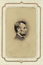 Head and Shoulders Profile Portrait of Abraham Lincoln, Photograph by Anthony Berger, February 9, 1864