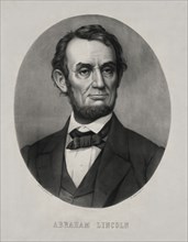 Head and Shoulders Portrait of Abraham Lincoln, Published by Caldwell & Co., New York, 1860's
