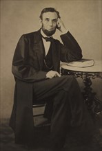 Full-Length Seated Portrait of Abraham Lincoln, Photograph by Alexander Gardner, August 9, 1863