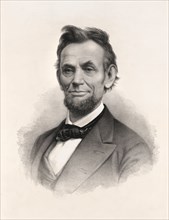 Abraham Lincoln, Copied by Permission from the Original Picture by Matthew Wilson, Published by L. Prang & Co., Boston, Mass., 1865