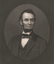 Abraham Lincoln, Engraving by John Sartain, Bradley & Co, Publishers, 1866