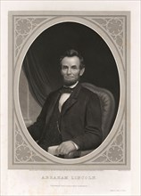 Abraham Lincoln, Engraving by Samuel Sartain, Printed by Irwin & Sartain, Published by Rice & Allen, Chicago, Illinois, 1864