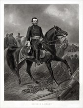 Ulysses S. Grant, Artwork by Christian Schussele 1863, Engraved and Published by William Sartain 1892