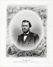 Lieut. General Ulysses S. Grant, Engraving by J.C. Buttre from a Photograph by Barr & Young, 1864
