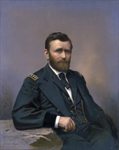Ulysses S. Grant, Artwork by Constant Mayer, Published by Fabronius, Gurney & Son, 1867