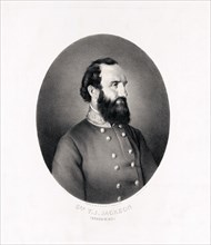 General T.J. "Stonewall" Jackson, Lithograph by J.L Giles, Printed by Charles White, Published by George E. Perine, 1863
