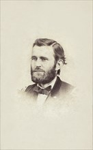 Ulysses S. Grant (1822-85), 18th President of the United States 1869-77, General of Union Army during American Civil War, Head and Shoulders Portrait, Photograph, Carte de visite, 1865