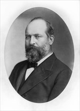 James A. Garfield (1831-81), 20th President of the United States, Head and Shoulders Portrait, Published by J. Winter, 1881