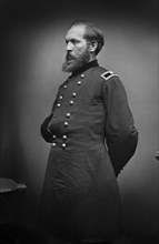 James A. Garfield (1831-81), 20th President of the United States, Head and Shoulders Portrait as General during American Civil War, Mathew B. Brady, Brady-handy Collection, 1860's
