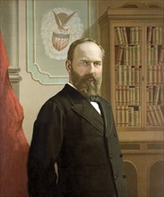 The Late President James A. Garfield, Chromolithograph, G.F. Gilman, 1881