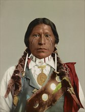 Apache Chief James A. Garfield, Head and Shoulders Portrait, Detroit Photographic Company, 1899