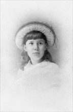 Ellen Herndon Arthur (1871-1915), Daughter of U.S. President Chester A. Arthur and Ellen Lewis "Nell" Arthur, Head and Shoulders Portrait, Photograph by William Kurtz, 1883