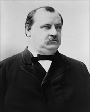 Grover Cleveland (1837-1908), 22nd and 24th President of the United States 1885–89 and 1893–97, Head and Shoulders Portrait, 1880's