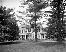 Westland, Home of Grover Cleveland, Princeton, Ohio USA, Detroit Publishing Company, 1903