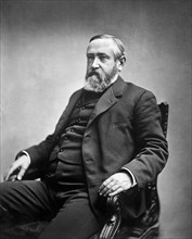 Benjamin Harrison (1833-1901), 23rd President of the United States 1889-93, Seated Portrait, Photograph by Charles Milton Bell, 1880's