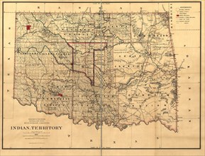 Indian Territory, Department of the Interior, General Land Office, Illustration, 1887