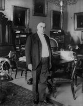 William McKinley (1843-1901), 25th President of the United States 1897-1901, Full-Length Portrait, Photograph by Francis Benjamin Johnston, 1898