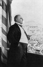U.S. President William McKinley Delivering his last Address, Buffalo, New York, USA, Photograph by Frances Benjamin Johnston, September 5, 1901