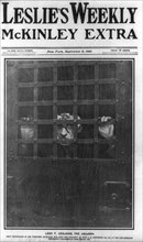 First Photograph of Leon F. Czolgosz, the Assassin of President William McKinley, in Jail, Frank Leslie's weekly, McKinley extra, Cover, September 9, 1901