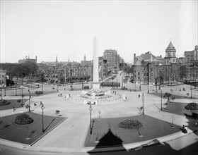 McKinley Monument and Park, Buffalo, New York, USA, Detroit Publishing Company, between 1910 and 1915