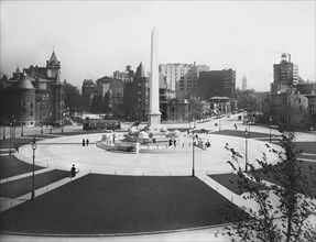 McKinley Monument and Park, Buffalo, New York, USA, Detroit Publishing Company, 1908