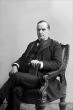 William McKinley (1843-1901), 25th President of the United States 1897-1901, Seated Portrait, Photograph by Charles Milton Bell, between 1877 and 1889