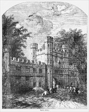Battle Abbey, Illustration from John Cassell's Illustrated History of England, Vol. I from the earliest period to the reign of Edward the Fourth, Cassell, Petter and Galpin, 1857