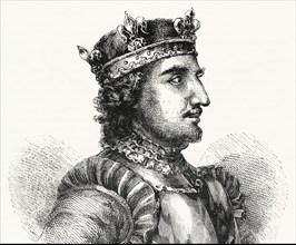 Stephen, Illustration from John Cassell's Illustrated History of England, Vol. I from the earliest period to the reign of Edward the Fourth, Cassell, Petter and Galpin, 1857