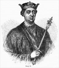 Henry II, Illustration from John Cassell's Illustrated History of England, Vol. I from the earliest period to the reign of Edward the Fourth, Cassell, Petter and Galpin, 1857