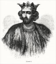 Edward I, Illustration from John Cassell's Illustrated History of England, Vol. I from the earliest period to the reign of Edward the Fourth, Cassell, Petter and Galpin, 1857