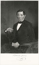 Benito Juarez (1806-72), President of Mexico 1858-72, Seated Portrait, Steel Engraving, Portrait Gallery of Eminent Men and Women of Europe and America by Evert A. Duyckinck, Published by Henry J. Joh...