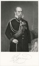 William I (1797-1888), Emperor of Germany 1871-88, Three-Quarter Length Portrait, Steel Engraving, Portrait Gallery of Eminent Men and Women of Europe and America by Evert A. Duyckinck, Published by H...