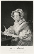 Mary Russell Mitford (1787-1855), English Poet and Dramatist, Seated Portrait, Steel Engraving, Portrait Gallery of Eminent Men and Women of Europe and America by Evert A. Duyckinck, Published by Henr...