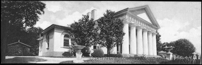 Custis-Lee Mansion, Arlington House, Arlington Cemetery, Arlington, Virginia, USA, the Rotograph Company, 1905
