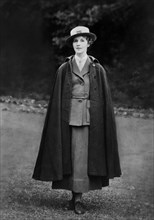 Eleanor Butler Roosevelt, wife of Theodore Roosevelt, Jr., Full-Length Portrait wearing YMCA Uniform she designed during World War I, 1936
