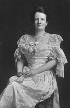 Edith Roosevelt (1861-1948), First Lady of the United States 1901-1909 as Wife of U.S. President Theodore Roosevelt, Three-Quarter Length Seated Portrait, 1905